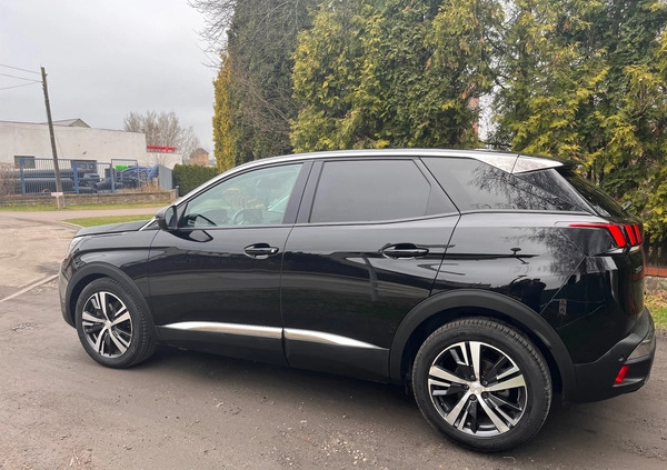 Peugeot 3008 cena 77900 przebieg: 45450, rok produkcji 2018 z Chodzież małe 301